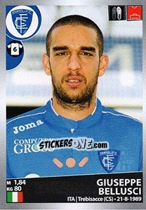 Figurina Giuseppe Bellusci - Calciatori 2016-2017 - Panini