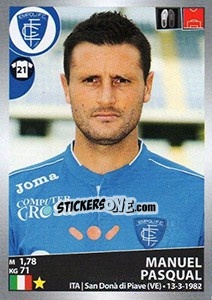 Sticker Manuel Pasqual - Calciatori 2016-2017 n. 151 - Panini