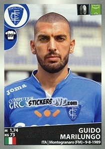 Figurina Guido Marilungo - Calciatori 2016-2017 n. 162 - Panini