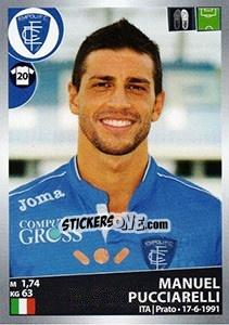 Sticker Manuel Pucciarelli - Calciatori 2016-2017 n. 163 - Panini