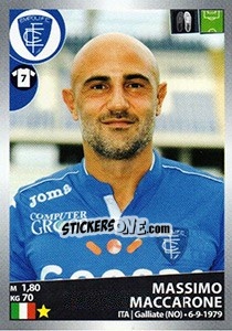 Figurina Massimo Maccarone - Calciatori 2016-2017 - Panini