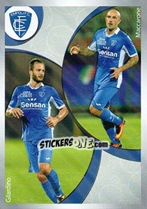 Sticker Empoli Maccarone / Gilardino - Calciatori 2016-2017 n. 167 - Panini
