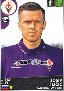 Sticker Josip Ilicic - Calciatori 2016-2017 n. 191 - Panini