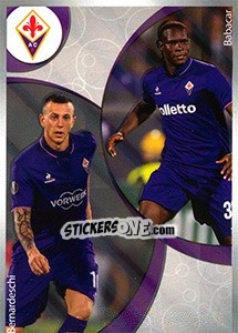 Sticker Babacar / Bernardeschi - Calciatori 2016-2017 n. 195 - Panini