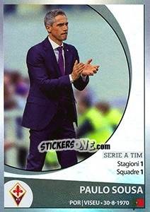 Sticker Paulo Sousa - Calciatori 2016-2017 n. 200 - Panini