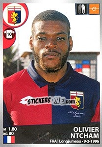 Figurina Olivier Ntcham - Calciatori 2016-2017 - Panini