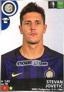 Sticker Stevan Jovetic - Calciatori 2016-2017 n. 246 - Panini