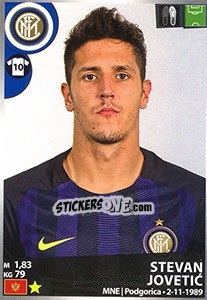 Cromo Stevan Jovetic - Calciatori 2016-2017 - Panini