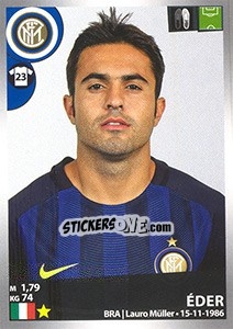 Sticker Éder - Calciatori 2016-2017 - Panini