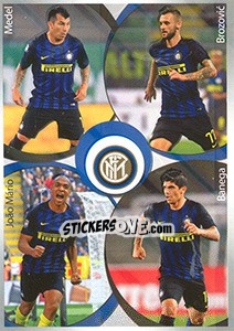 Sticker Inter João Mário / Banega / Brozovic / Medel - Calciatori 2016-2017 - Panini