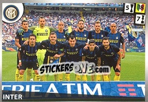 Figurina Squadra Inter - Calciatori 2016-2017 - Panini