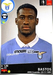 Sticker Bastos - Calciatori 2016-2017 n. 286 - Panini