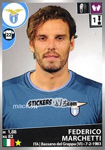 Sticker Federico Marchetti - Calciatori 2016-2017 n. 288 - Panini