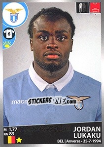 Sticker Jordan Lukaku - Calciatori 2016-2017 n. 293 - Panini