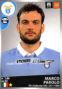 Sticker Marco Parolo - Calciatori 2016-2017 n. 296 - Panini