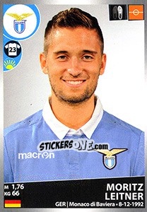 Figurina Moritz Leitner - Calciatori 2016-2017 - Panini