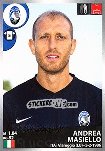 Sticker Andrea Masiello - Calciatori 2016-2017 n. 5 - Panini