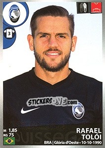 Sticker Rafael Tolói - Calciatori 2016-2017 n. 6 - Panini