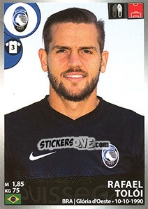 Sticker Rafael Tolói - Calciatori 2016-2017 - Panini