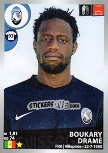 Sticker Boukary Dramé - Calciatori 2016-2017 - Panini