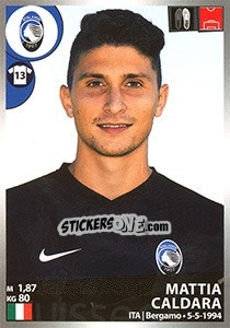 Sticker Mattia Caldara - Calciatori 2016-2017 n. 13 - Panini