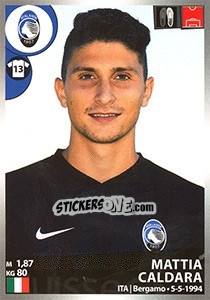 Cromo Mattia Caldara - Calciatori 2016-2017 - Panini