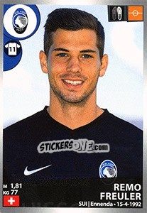 Sticker Remo Freuler - Calciatori 2016-2017 n. 16 - Panini