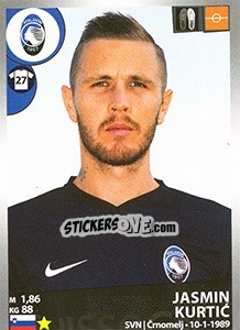 Sticker Jasmin Kurtic - Calciatori 2016-2017 n. 20 - Panini