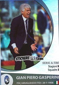 Figurina Gian Piero Gasperini - Calciatori 2016-2017 - Panini