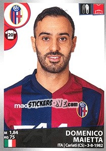 Cromo Domenico Maietta - Calciatori 2016-2017 n. 34 - Panini