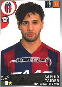 Sticker Saphir Taider - Calciatori 2016-2017 - Panini