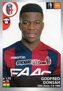 Sticker Godfred Donsah - Calciatori 2016-2017 - Panini