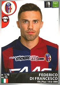 Sticker Federico Di Francesco - Calciatori 2016-2017 n. 49 - Panini