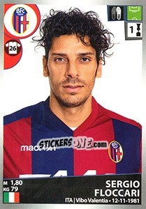 Cromo Sergio Floccari - Calciatori 2016-2017 - Panini