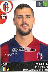 Sticker Mattia Destro - Calciatori 2016-2017 - Panini