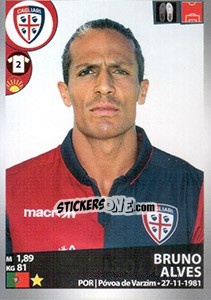 Sticker Bruno Alves - Calciatori 2016-2017 n. 61 - Panini
