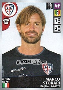 Sticker Marco Storari - Calciatori 2016-2017 n. 64 - Panini