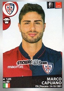 Cromo Marco Capuano - Calciatori 2016-2017 - Panini