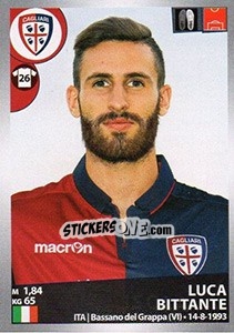 Sticker Luca Bittante - Calciatori 2016-2017 n. 69 - Panini