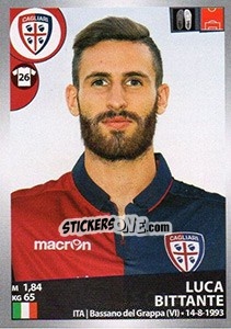 Figurina Luca Bittante - Calciatori 2016-2017 - Panini