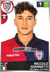 Sticker Niccolò Giannetti - Calciatori 2016-2017 - Panini