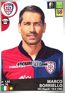 Cromo Marco Borriello - Calciatori 2016-2017 - Panini