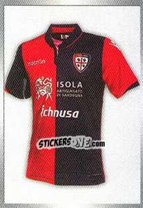 Sticker Maglia Cagliari - Calciatori 2016-2017 n. 85 - Panini