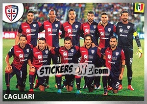 Figurina Squadra Cagliari - Calciatori 2016-2017 - Panini