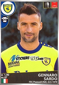 Sticker Gennaro Sardo - Calciatori 2016-2017 - Panini