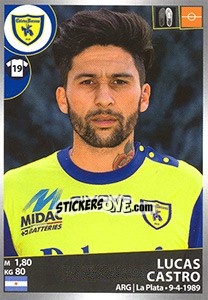 Sticker Lucas Castro - Calciatori 2016-2017 - Panini