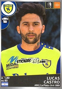 Sticker Lucas Castro - Calciatori 2016-2017 n. 103 - Panini