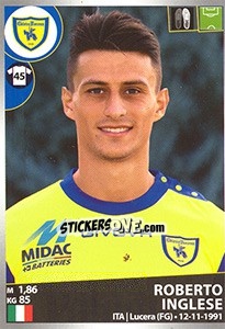 Cromo Roberto Inglese - Calciatori 2016-2017 - Panini