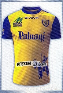 Sticker Maglia ChievoVerona - Calciatori 2016-2017 - Panini