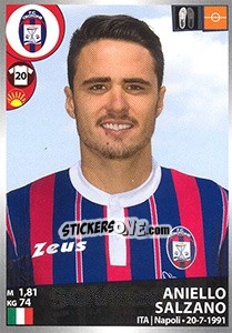 Sticker Aniello Salzano - Calciatori 2016-2017 n. 127 - Panini